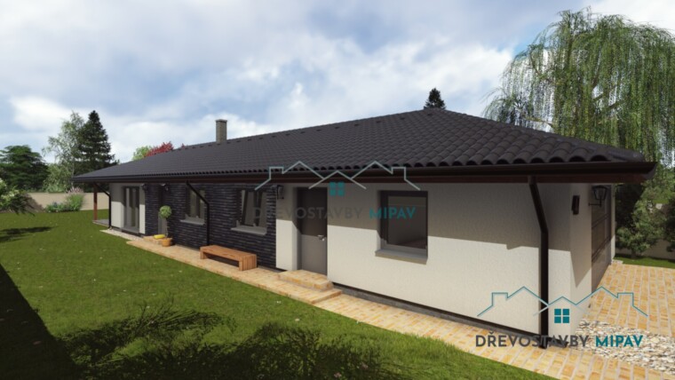 Nízkoenergetický Bungalov Zlatica s garáží